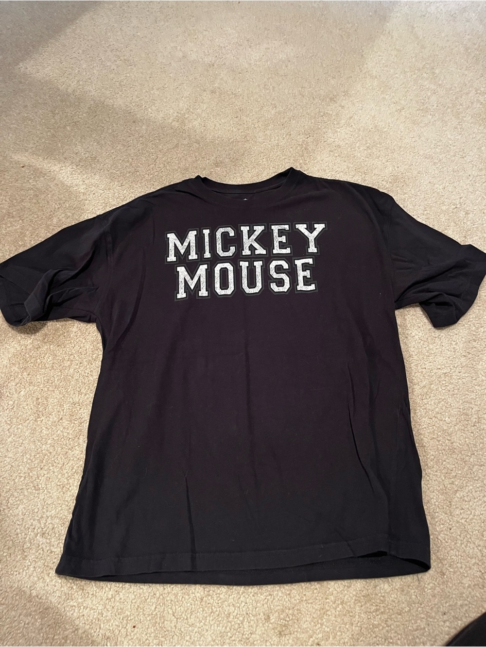 Vintage Classic Mickey Mouse Black Graphic Tee